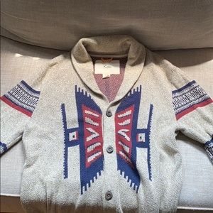 Koto super unique shawl collared cardigan size M